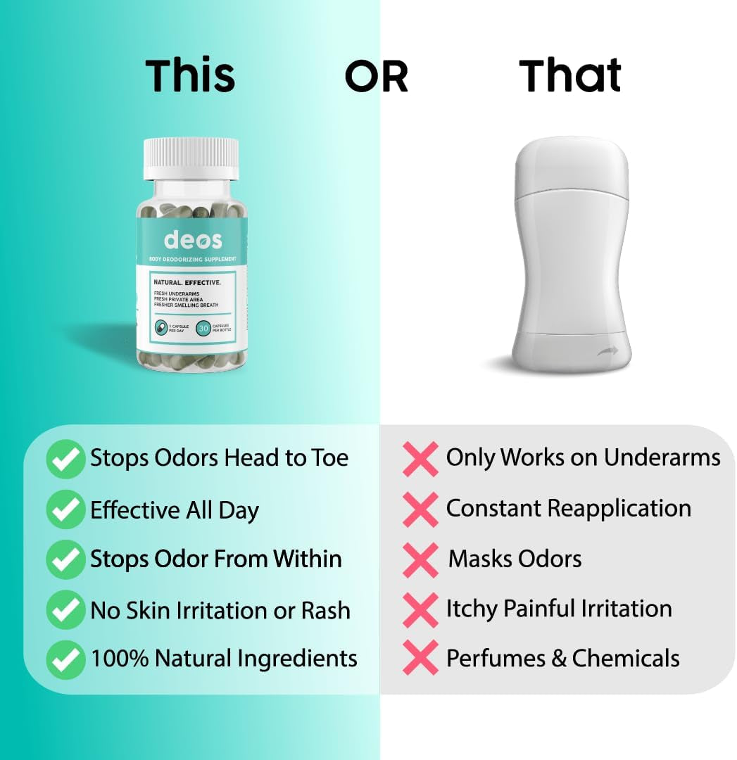 DEOS Internal Deodorant Capsules